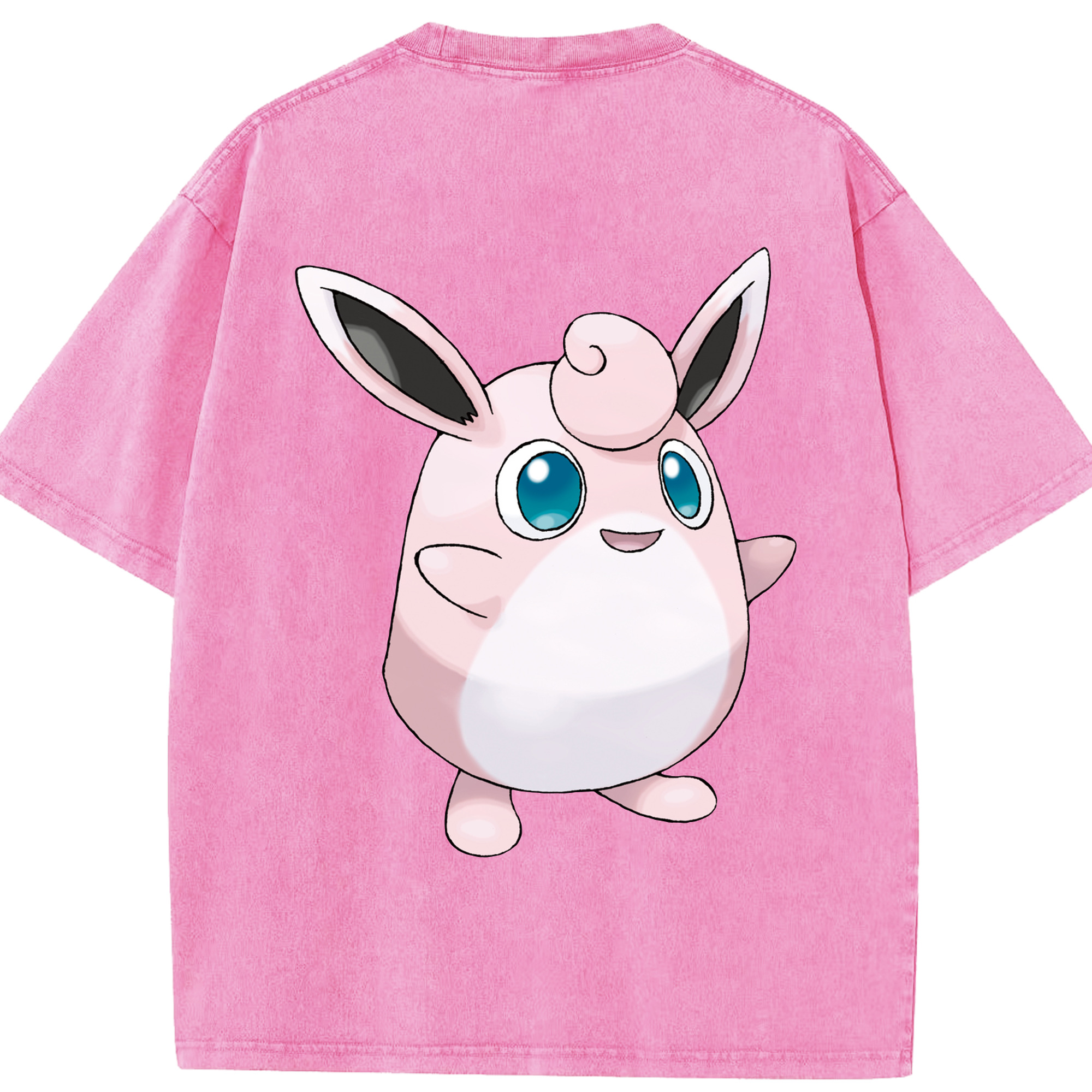 （画像用） ポケットモンスター Pokémon 綿100% ヴィンテージ風 半袖Tシャツ（背面プリント）